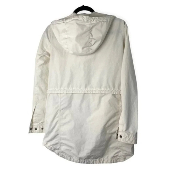 Columbia Off White / Cream Zip Up Hooded Jacket with Waist Drawstring - Picture 2 of 13